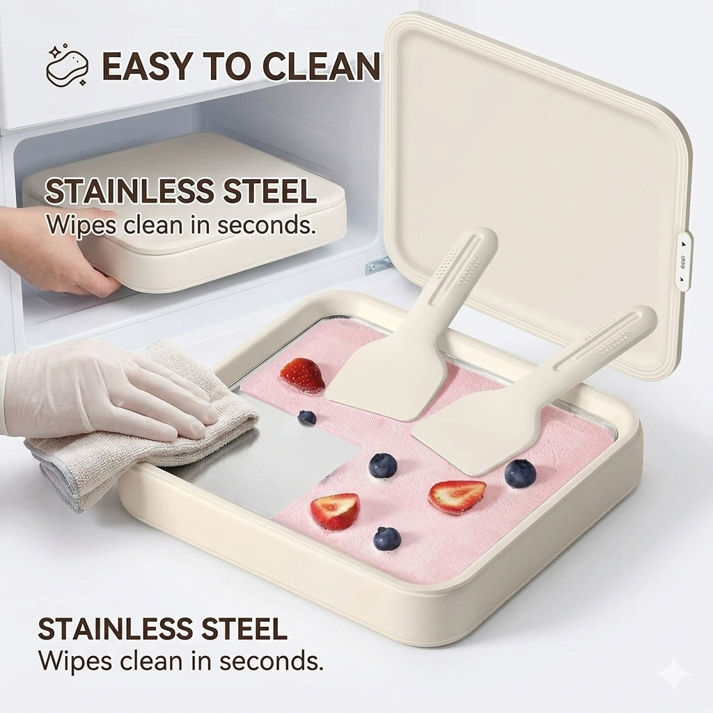 🍦Rolled Ice Cream Maker